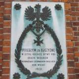 Dębe Wielkie. Tablica pamiątkowa.