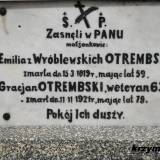 Zieluń. Grób Gracjana Otrembskiego.