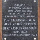 Tablica inskrypcyjna.