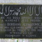Grób symboliczny por. Bohdana Achmatowicza