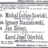 Nekrolog żołnierzy V baonu kolejowego.