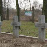 Cmentarz forteczny w Twierdzy Modlin.