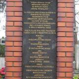Tablica na mogile zbiorowej ułanów 115 pułku.