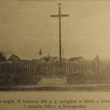 Nowogród. Mogiła zbiorowa 76 żołnierzy WP.