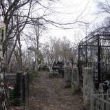 Groby ukraińskie na terenie kwatery wojennej.