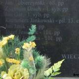Tablica na mogile zbiorowej w Pułtusku - Kazimierz Jankowski - pil.13. esk.