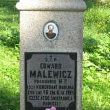Modlin. Grób płk Edwarda Malewicza.