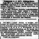 Życiorys kpt. Marcelego Ziemskiego.