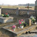 Strzegowo. Grób ofiary terroru niemieckiego.